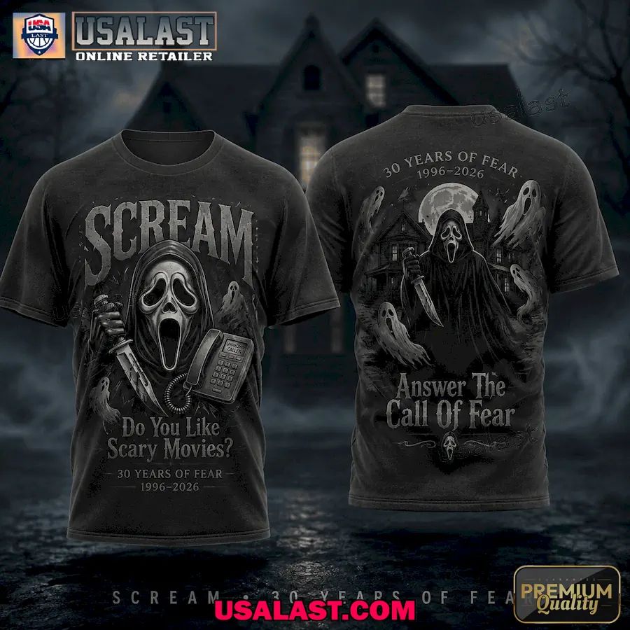 Scream 30th Anniversary 1996-2026 3D T-Shirt