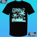 Bini Floral Black Mineral Wash Shirt