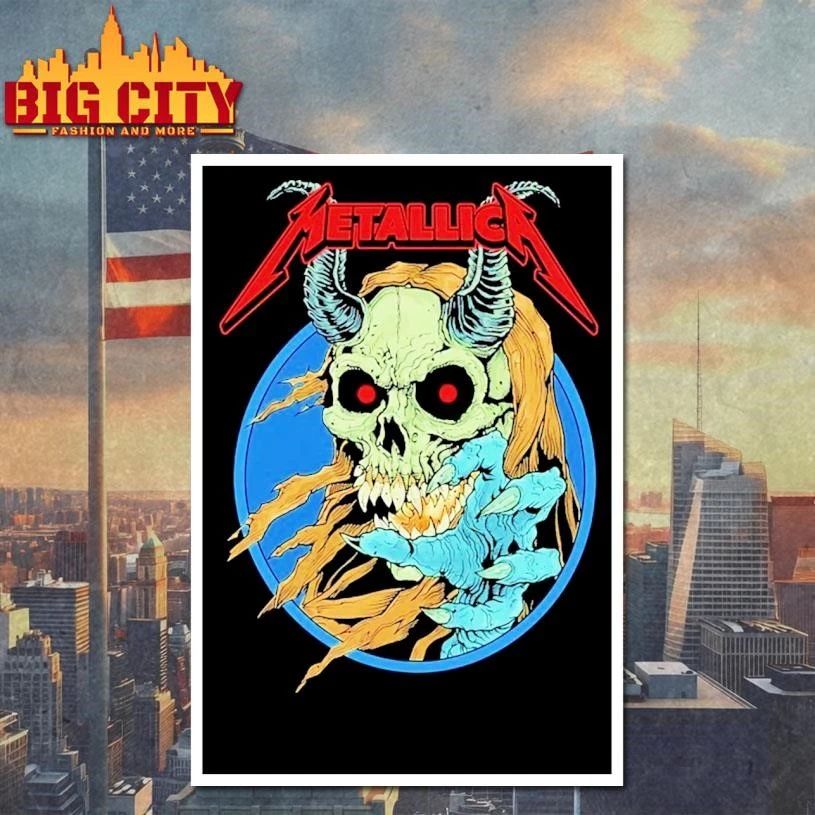 Metallica Pop-Up Shop M72 European World Tour 2026 Skull Shirt