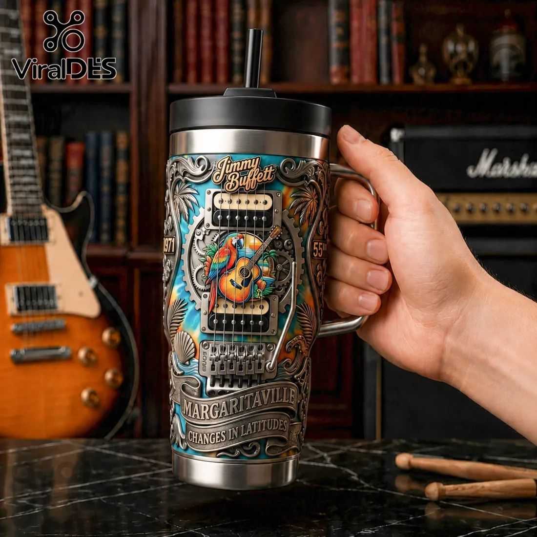 YETI x Jimmy Buffett Margaritaville Limited Edition Handled Tumbler
