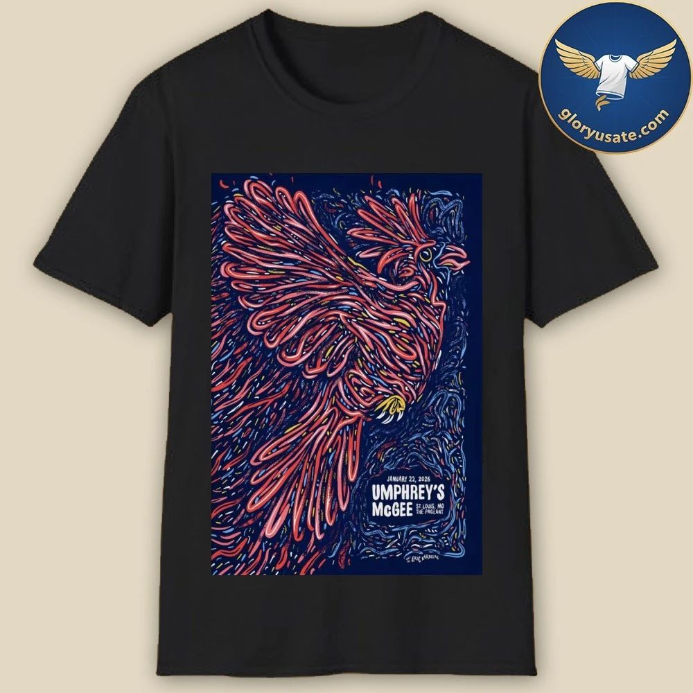 Umphrey’s McGee Jan 22 2026 The Pageant in St. Louis MO Poster Shirt