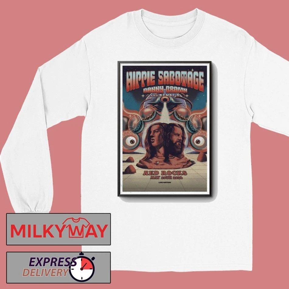 LIMITED Poster Hippie Sabotage Red Rocks May 10 2026 shirt