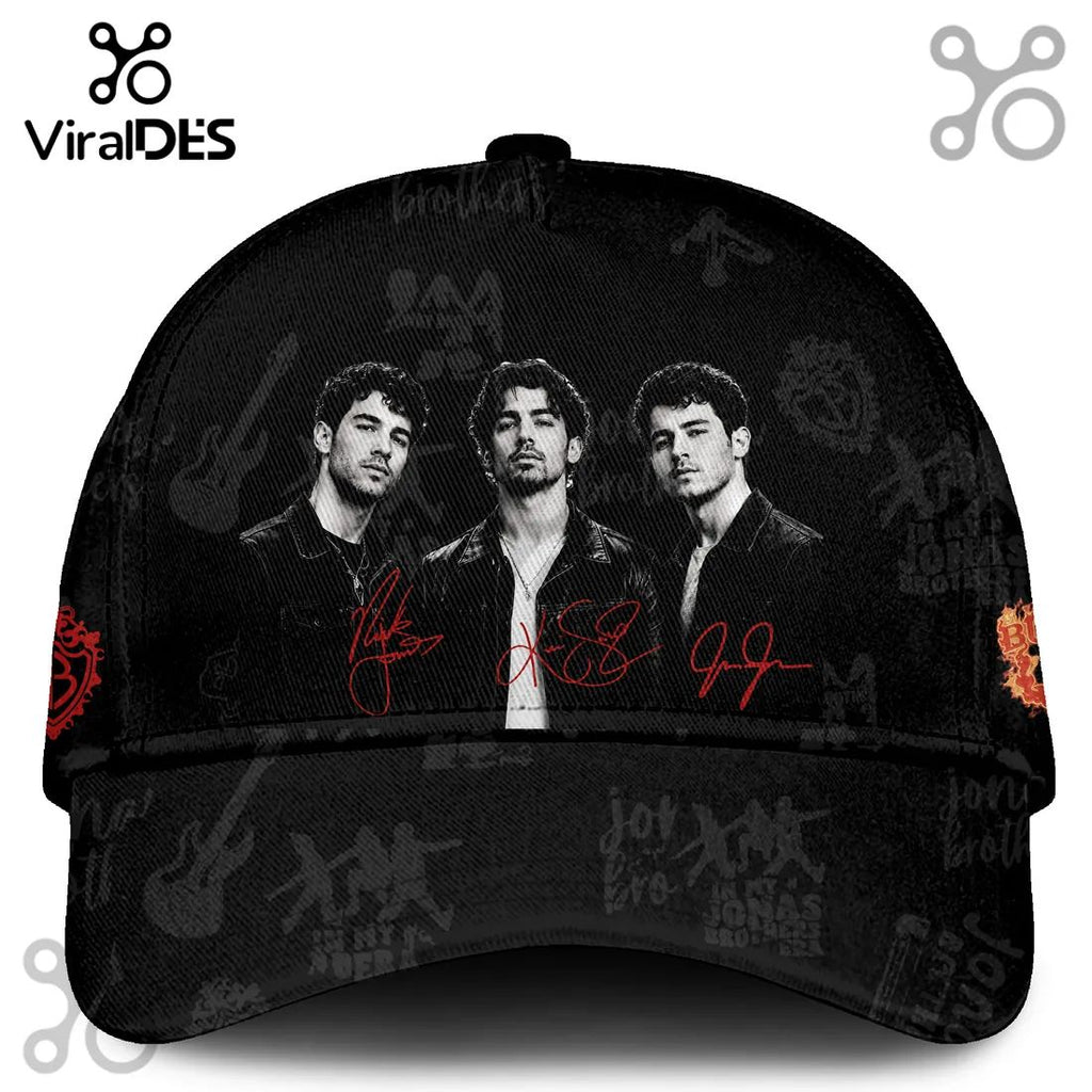 Jonas Brothers The Burning Up Tour Black Baseball Jersey