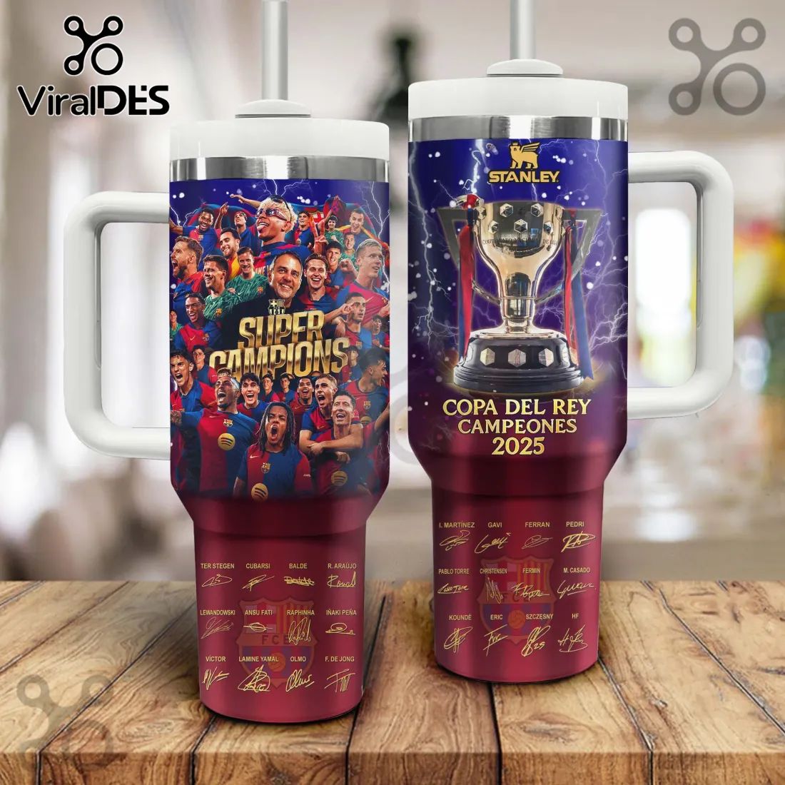 Stanley FC Barcelona Super Champions 40oz Tumbler