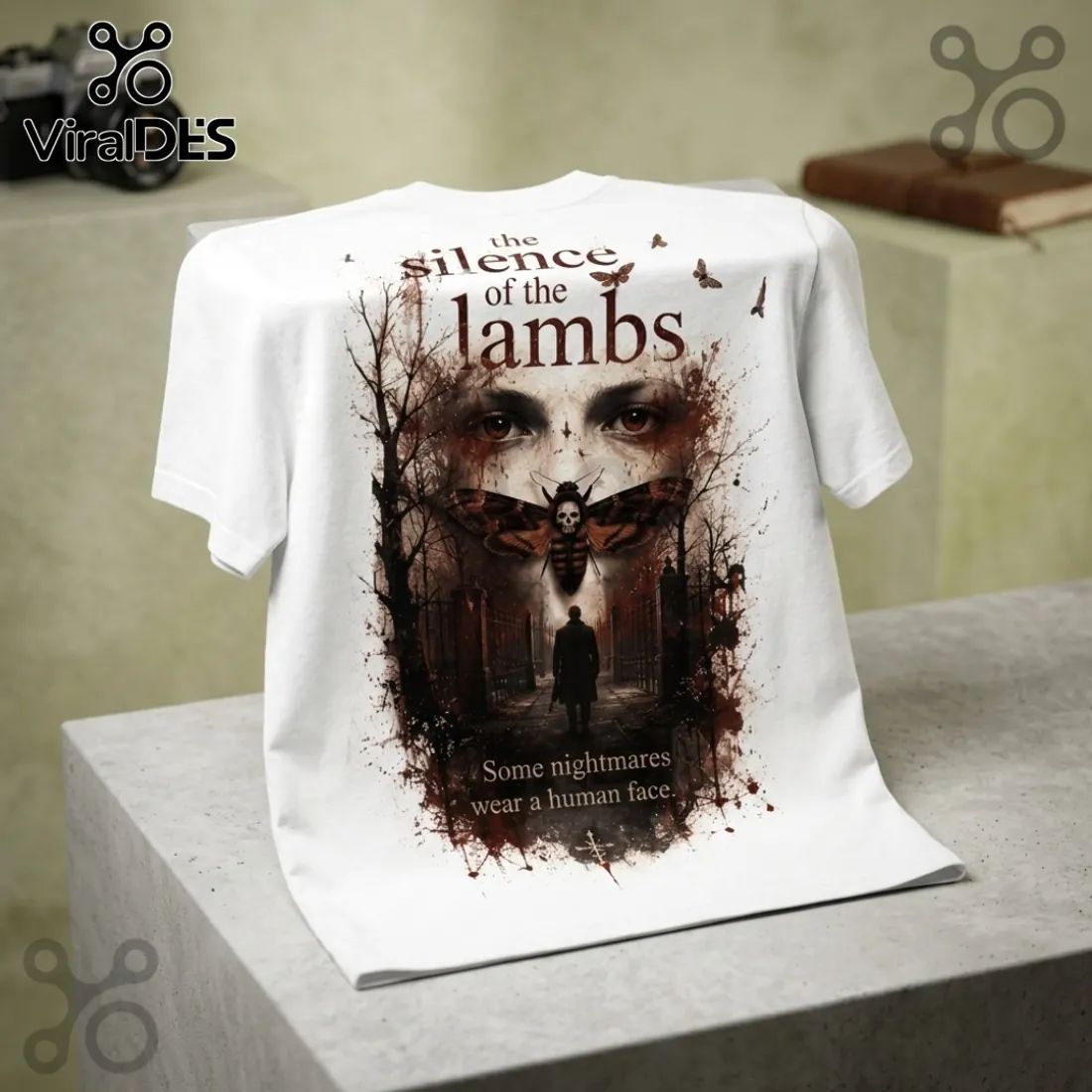 The Silence of the Lambs Death’s-Head Moth Horror T-Shirt