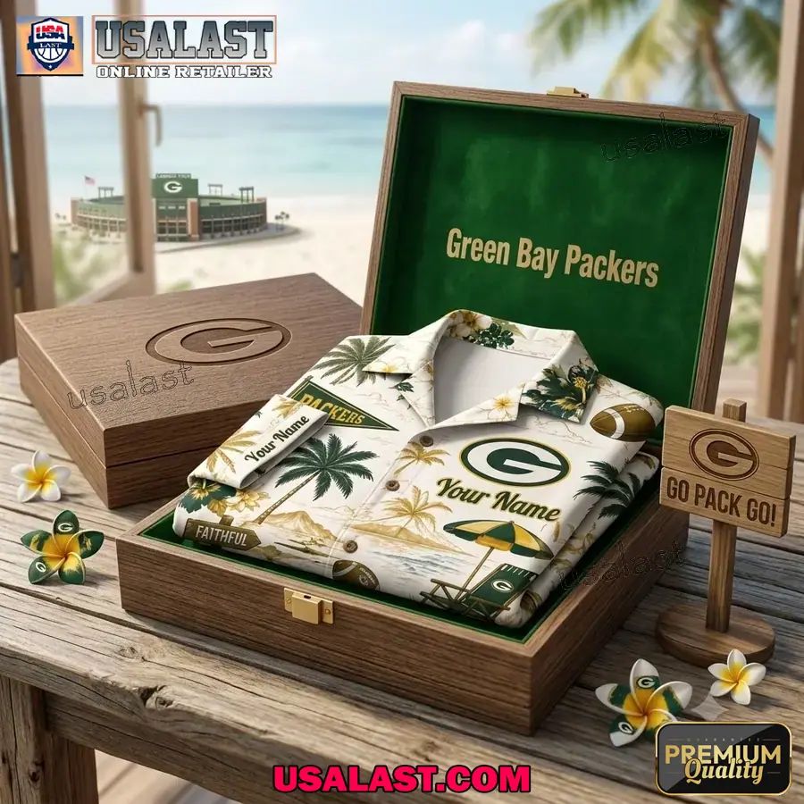Green Bay Packers Summer Vibes Custom Hawaiian Shirt