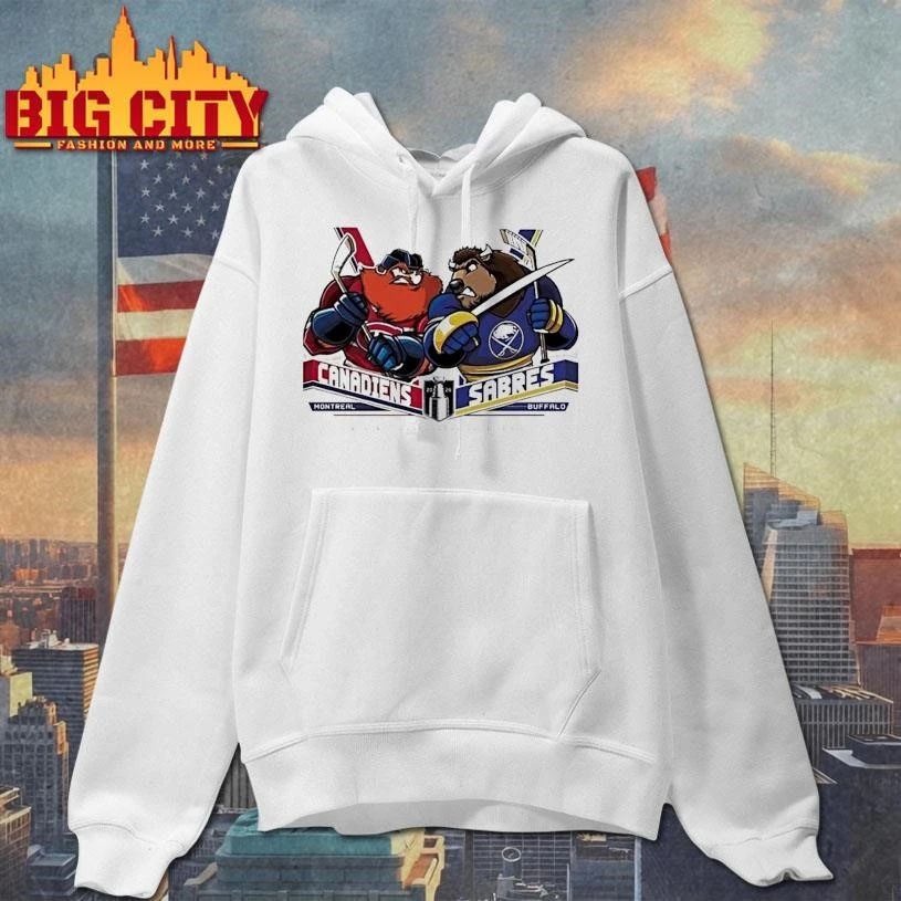 Funny Montreal Canadiens Vs Buffalo Sabres Hockey Mascot Eastern Conference Semifinals Shirt