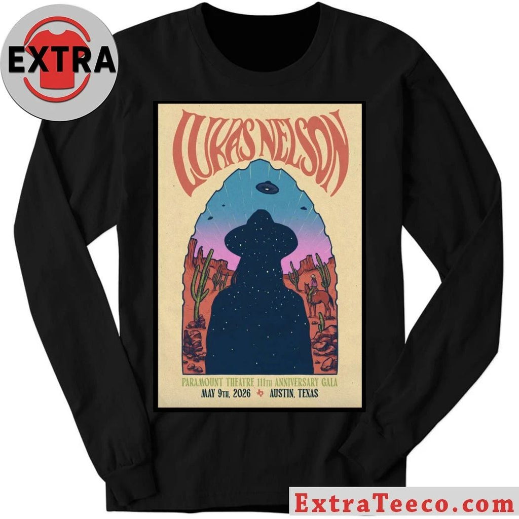 Lukas Nelson May 9 2026, Austin TX Poster Shirt
