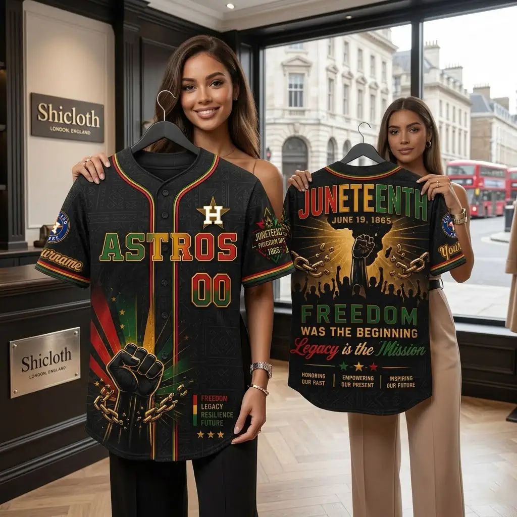Houston Astros x Juneteenth Day Limited Edition 2026 Jersey