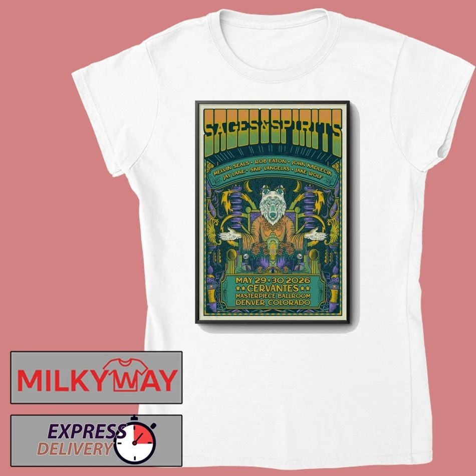 Sages And Spirits May 29-30 2026, Denver CO Poster shirt