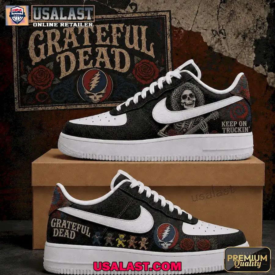Grateful Dead Keep On Truckin Air Force 1 Shoes