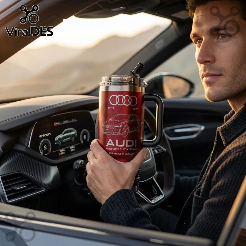 Audi 117th Anniversary Limited Edition Stanley Tumbler 40oz
