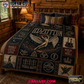 Led Zeppelin Swan Song Quilt Blanket