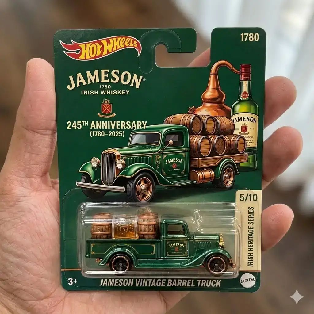Wheels Jameson 245th Anniversary Vintage Barrel Truck