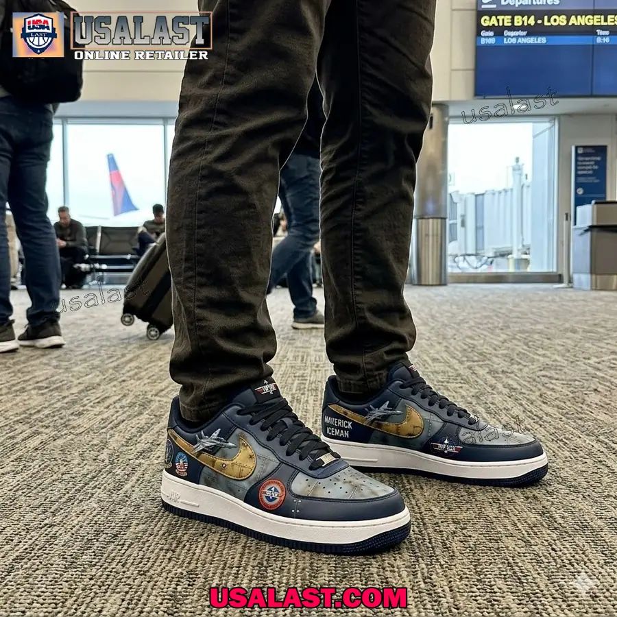 Gun Maverick Iceman Air Force Low Top Shoes