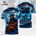 Iron Maiden Eddie Pirate 2026 Tour Casual T-Shirt
