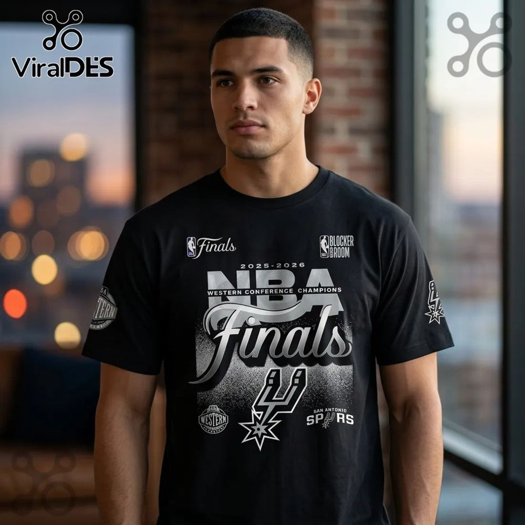 San Antonio Spurs 2026 NBA Finals Western Conference Champions Shirt