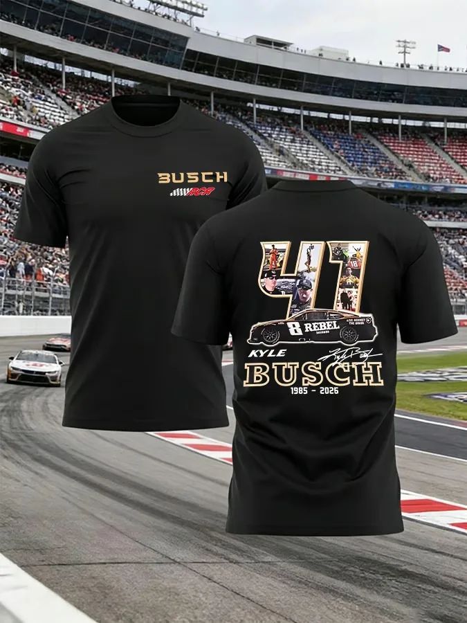 41 Kyle Busch 1985 2026 Signature Shirt