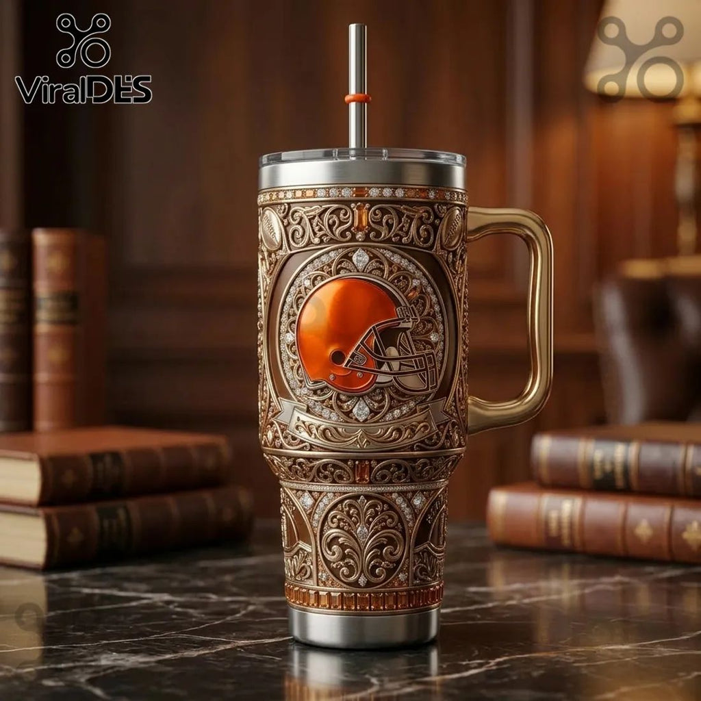 Cleveland Browns Dawg Pound Dynasty Edition 40oz Stanley Tumbler