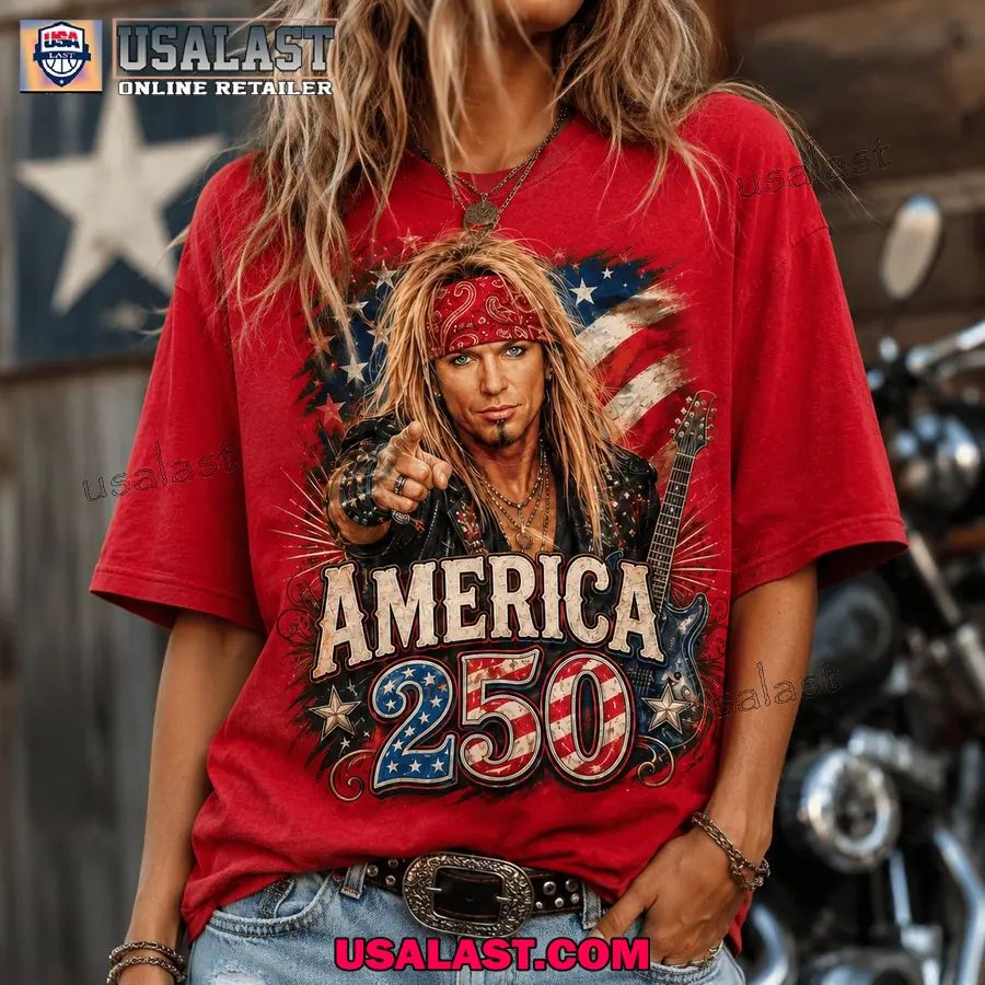 Bret Michaels Us 250th Anniversary 3D Tee Shirt