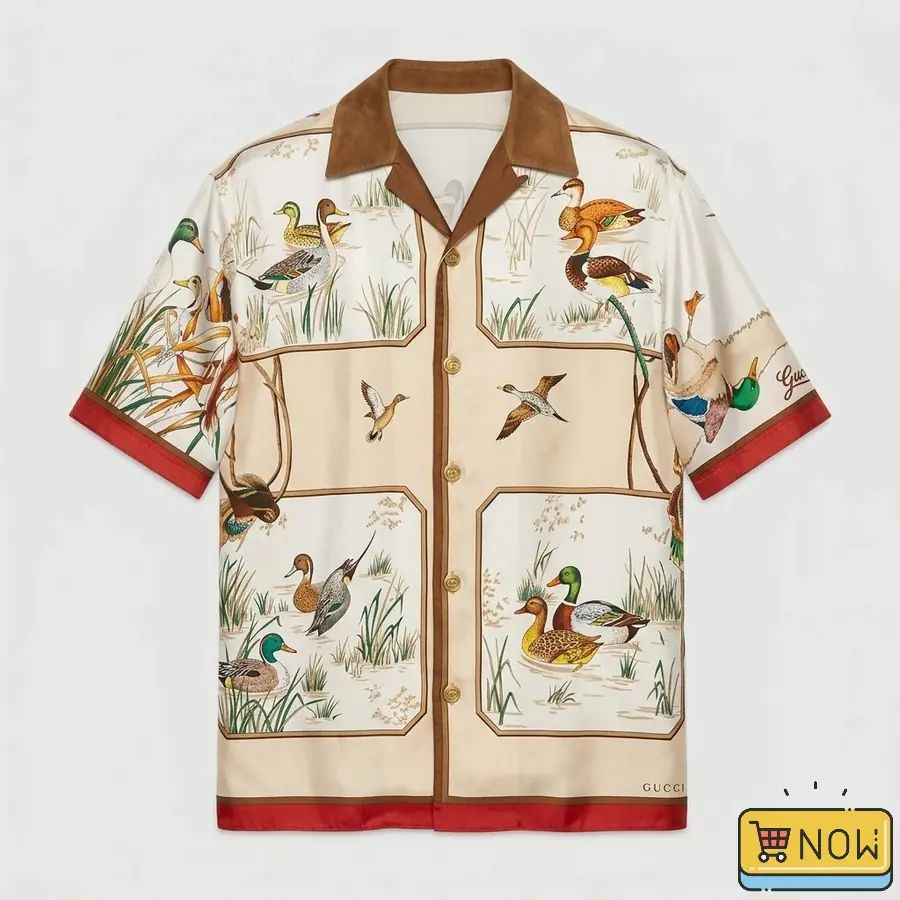Travis Kelce Wood Duck Hawaiian Shirt 2026