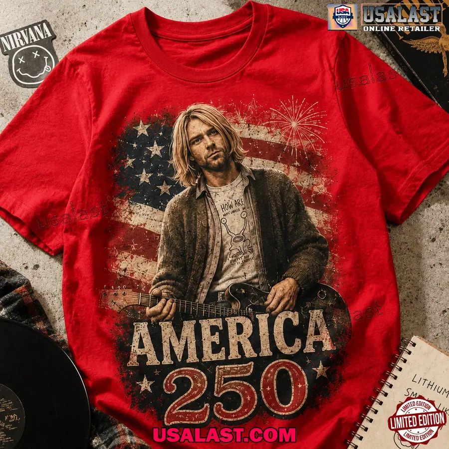 Kurt Cobain 250th Anniversary T-Shirt 1776-2026