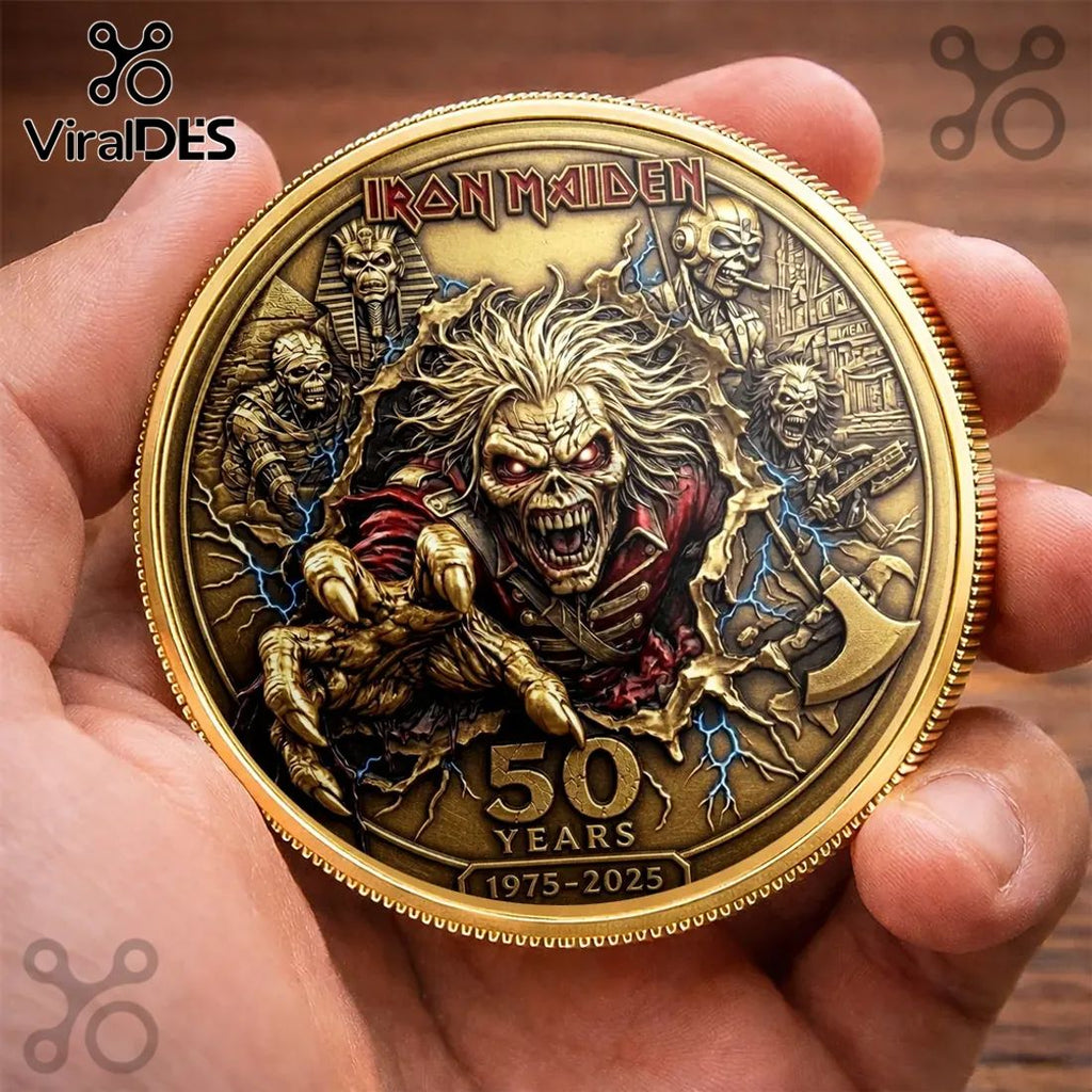 Iron Maiden 50th Anniversary Eddie Coin