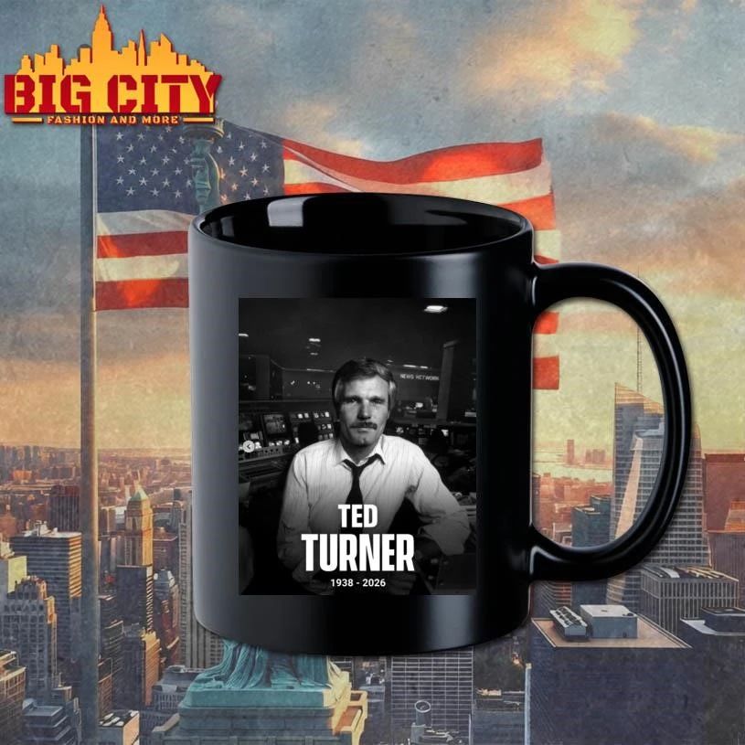 Ted Turner CNN 1938-2026 RIP Shirt