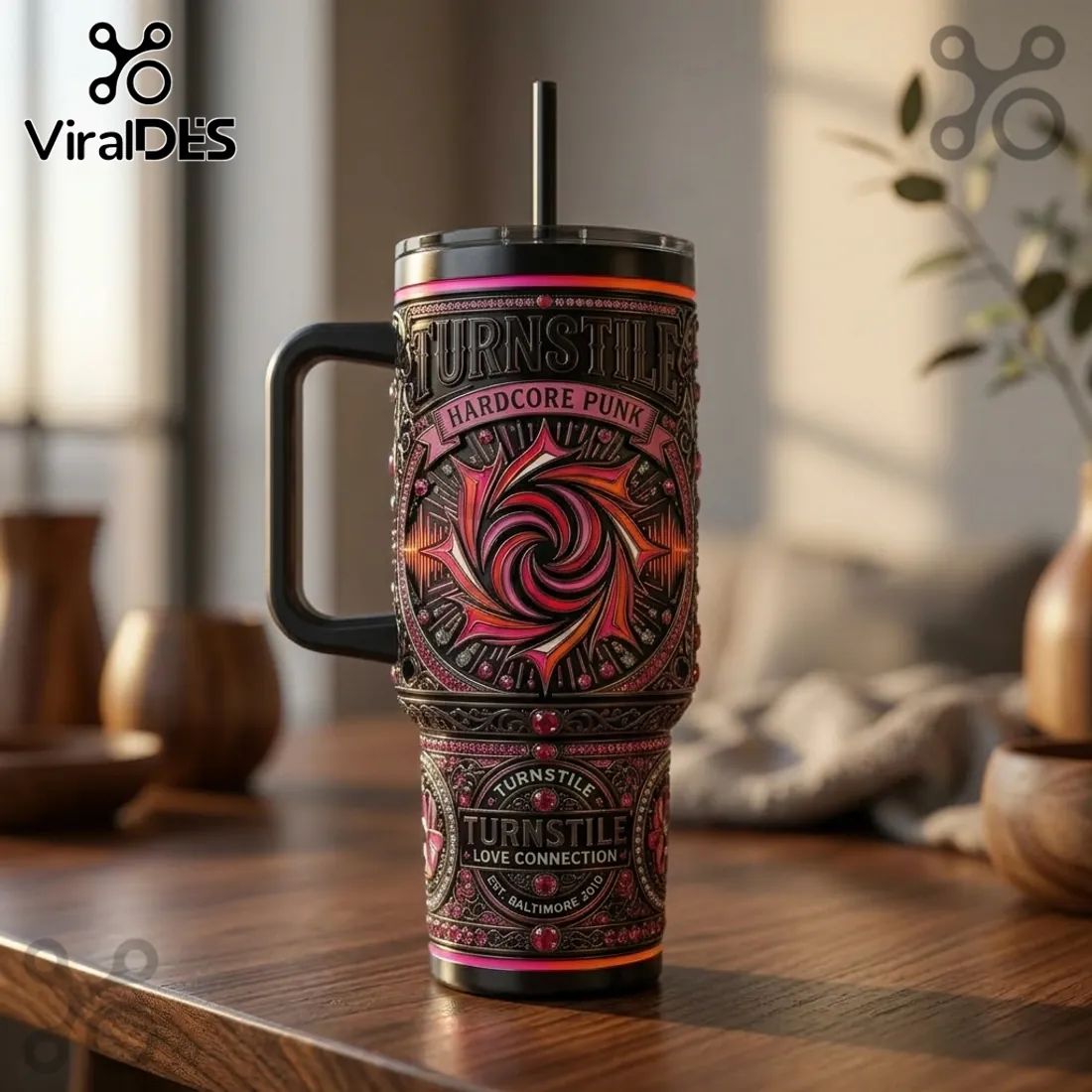 Turnstile Hardcore Punk Love Connection 40oz Stanley Tumbler