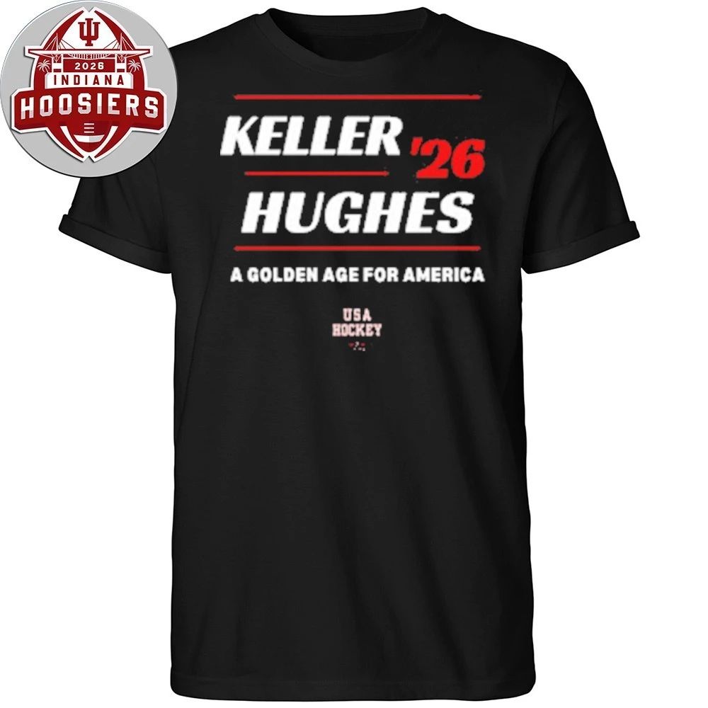 USA Hockey Gold Medal Women’s Men’s Megan Keller Jack Hughes T-Shirt