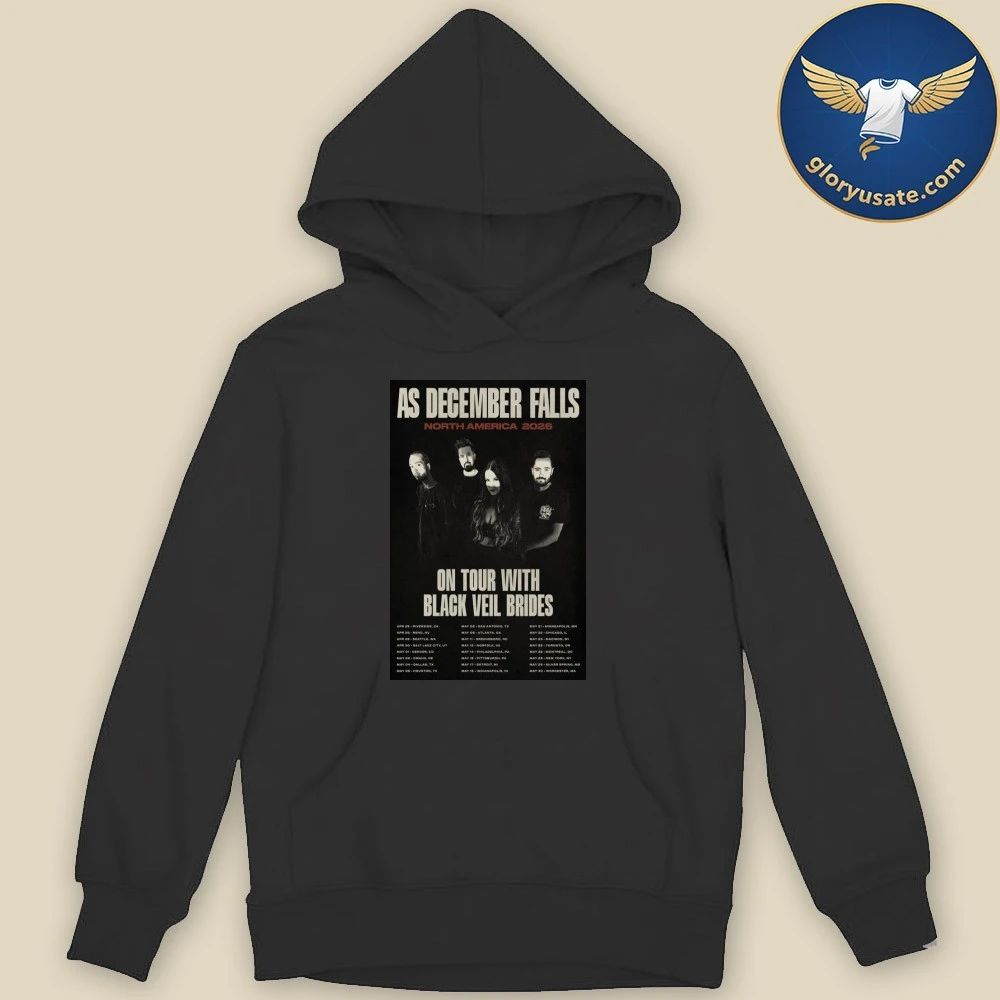 As December Falls North America 2026 Poster Shirt