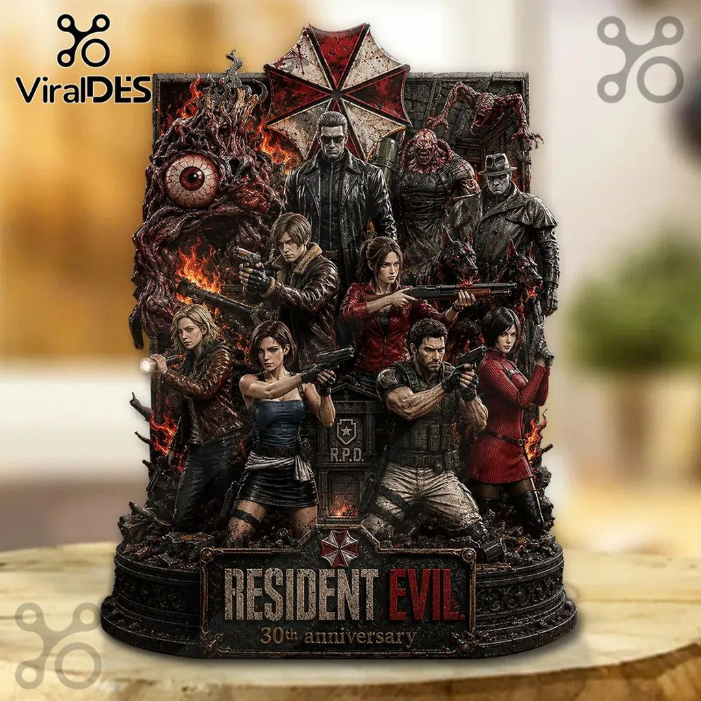 Resident Evil 30th Anniversary Sculpted Resin Diorama
