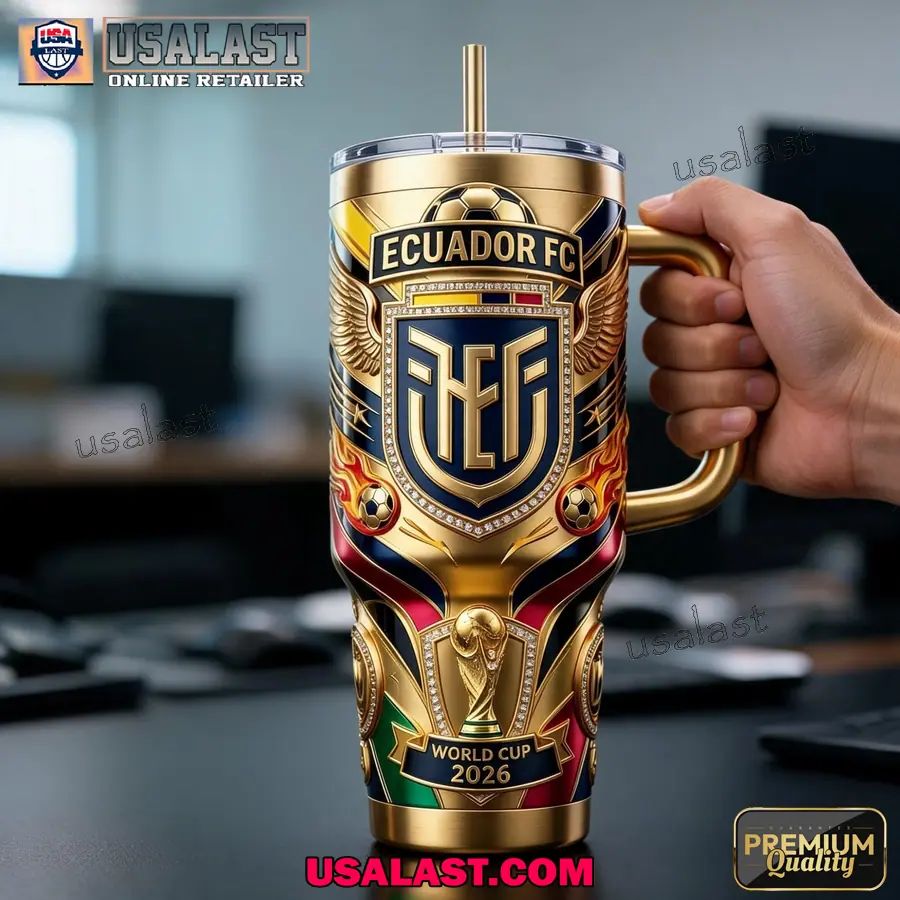 Ecuador World Cup 2026 Tumbler With Handle