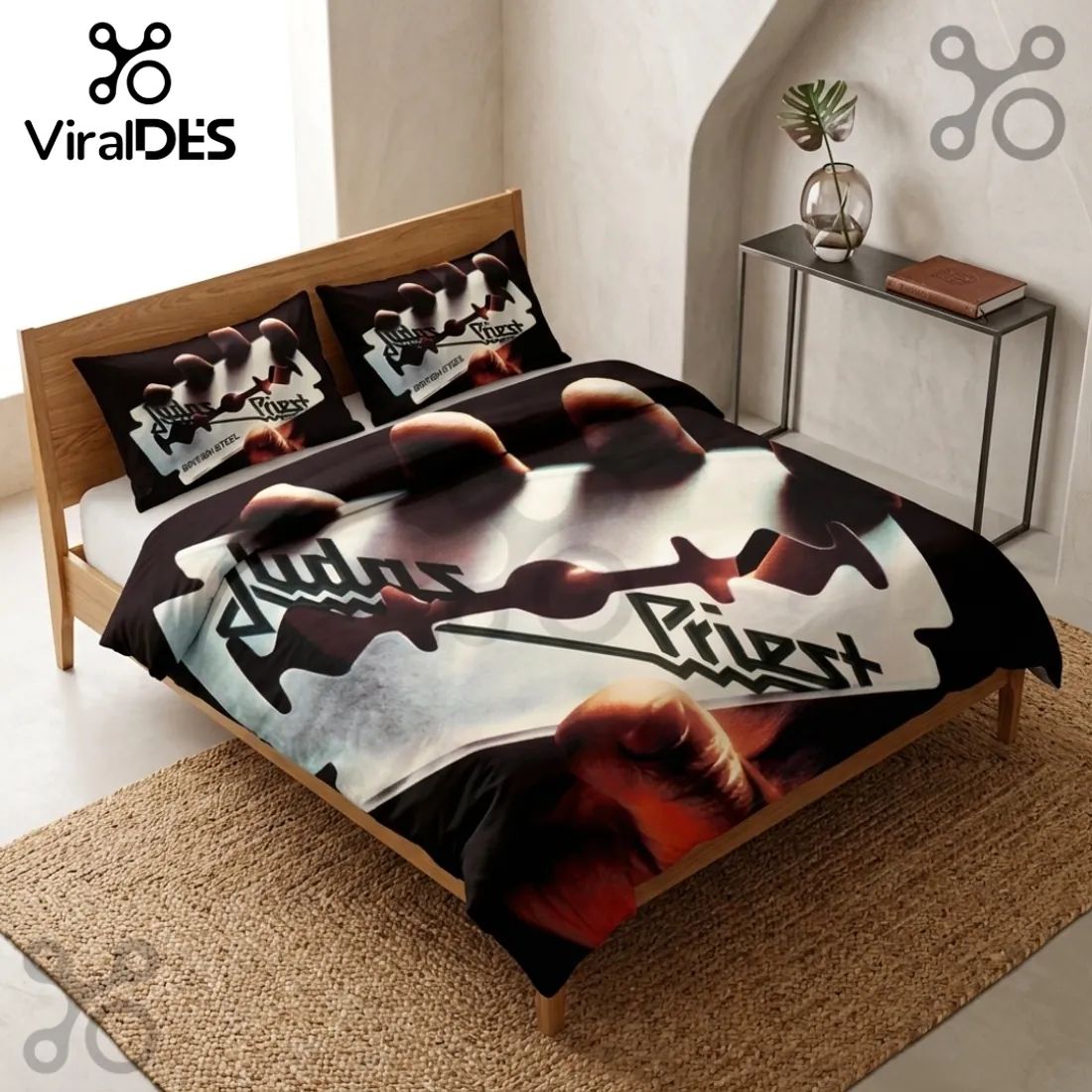 Judas Priest British Steel Duvet Cover Set