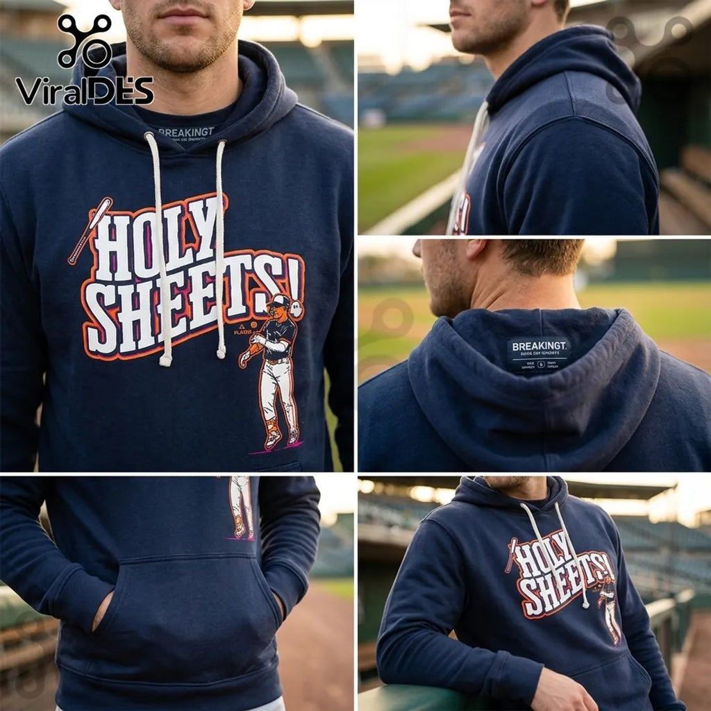 Holy Sheets Baseball Graphic Pullover Hoodie