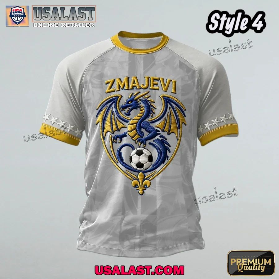 Bosno ZMAJEVI Football Lover Printed T-shirt