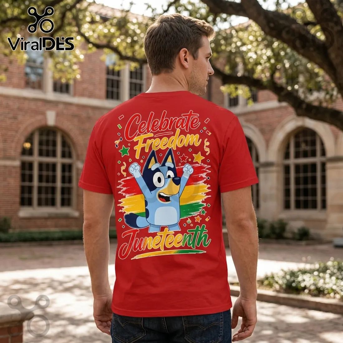 Bluey x Juneteenth Celebrate Freedom Graphic T-Shirt
