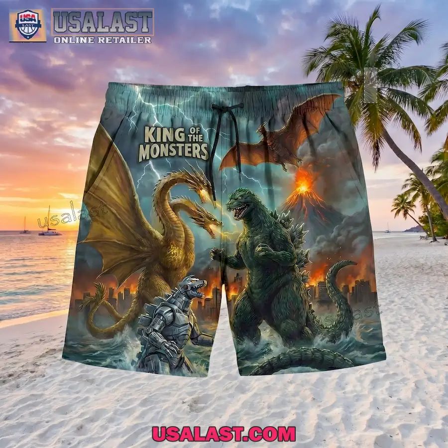 Godzilla King Of The Monsters Premium Hawaiian Shirt