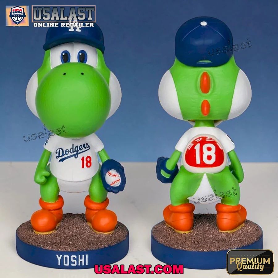 Yoshi #18 Jersey Los Angeles Dodgers Bobblehead