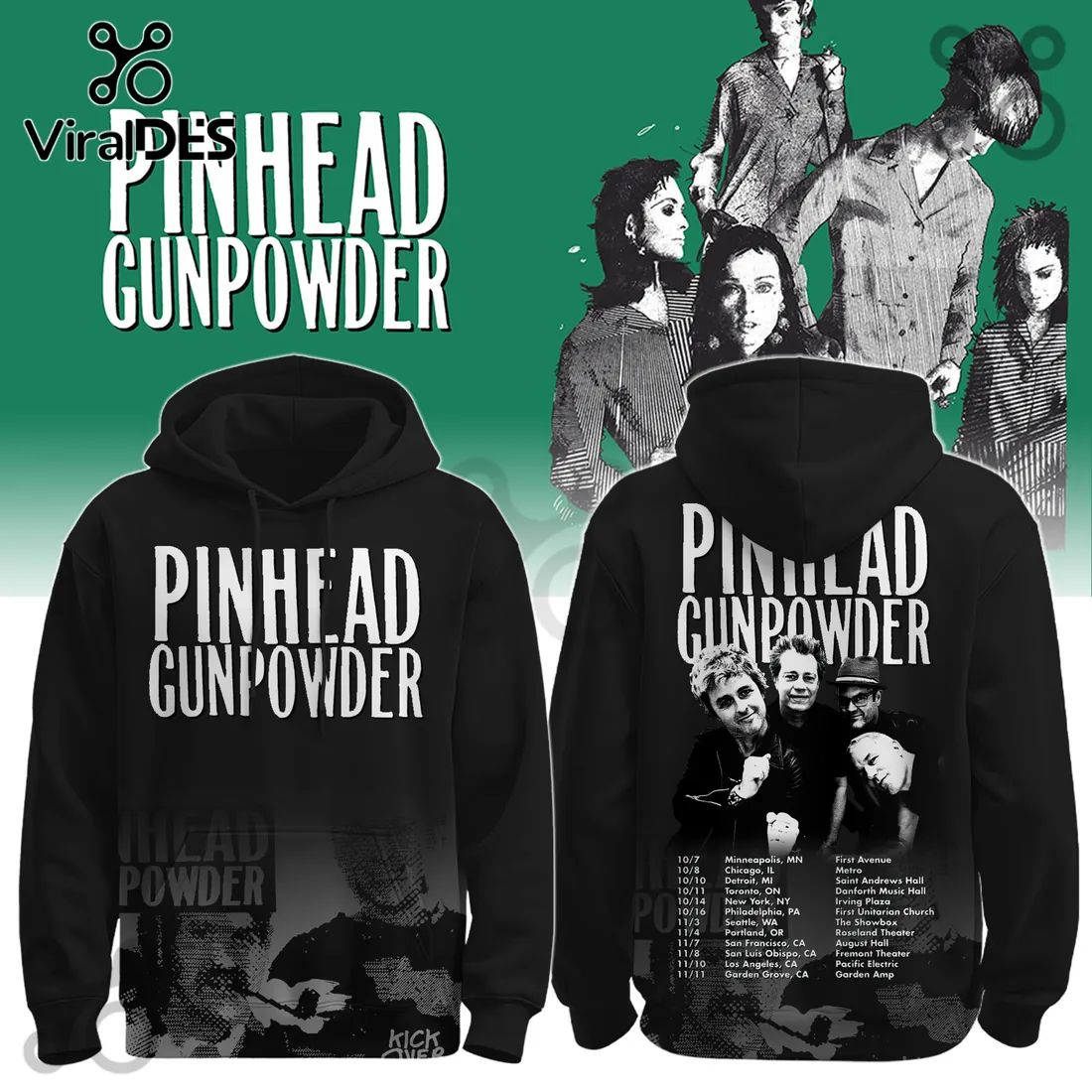 Pinhead Gunpowder Headline Tour 2026 Limited Edition Pullover Hoodie