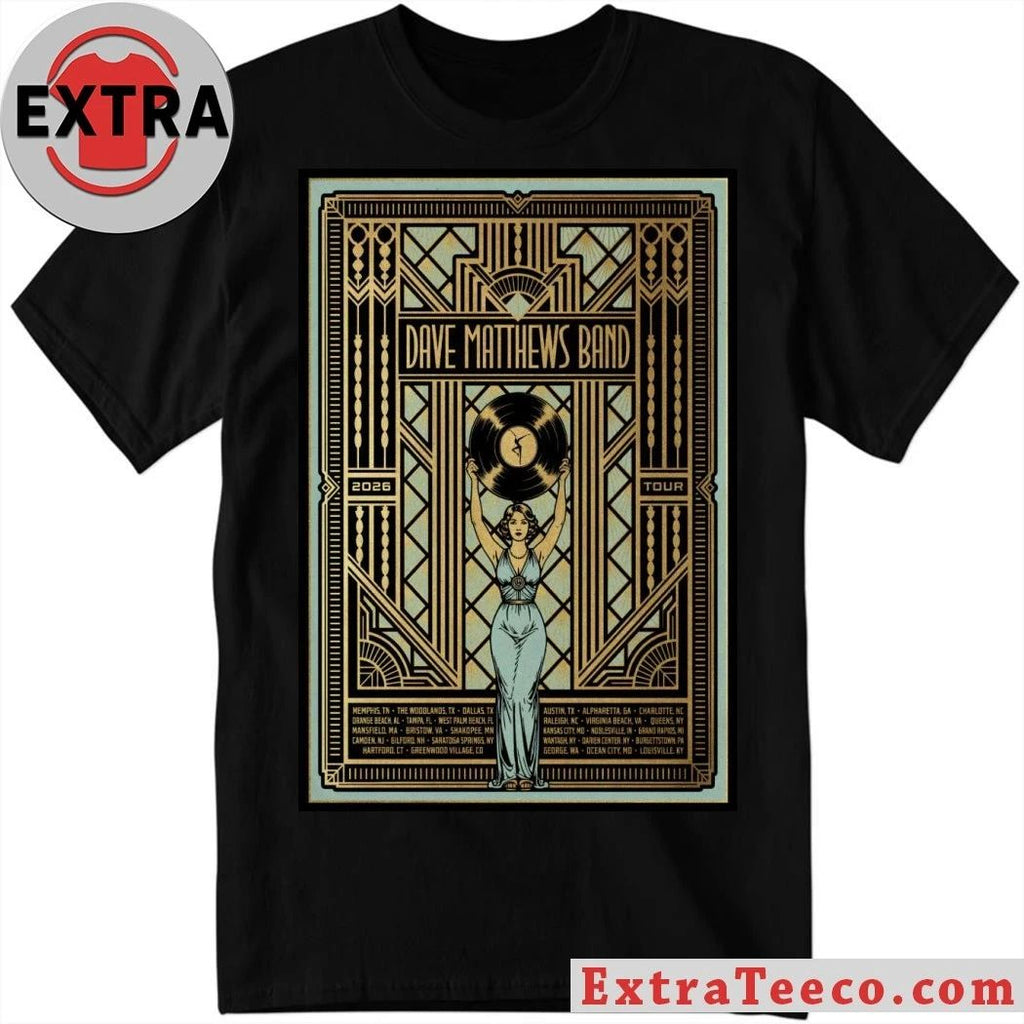 Dave Matthews Band Poster Tour 2026 Shirt