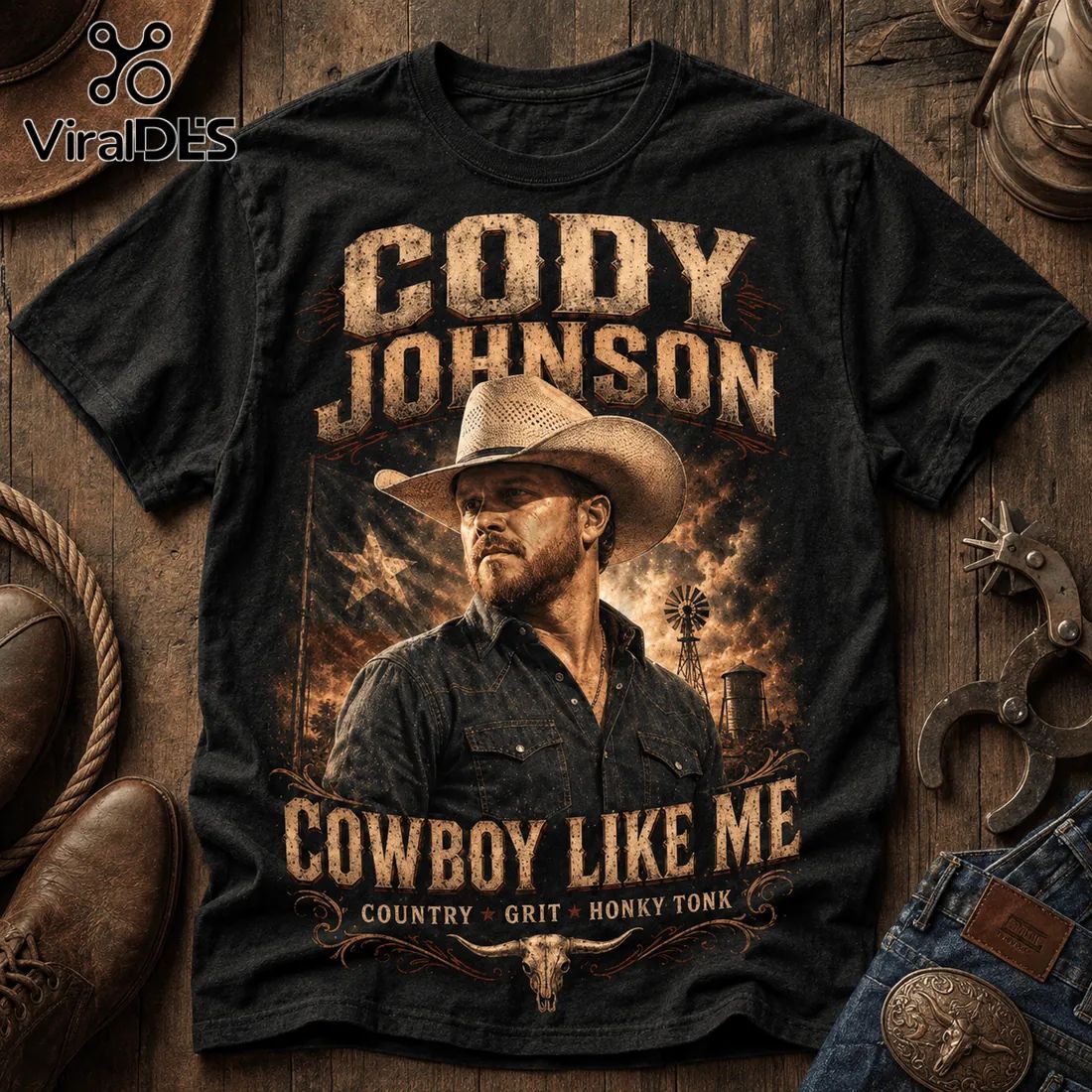 Cody Johnson Cowboy Like Me Country Music T-Shirt
