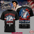 Elvis Presley America 250 Years Of Freedom 3D Shirt