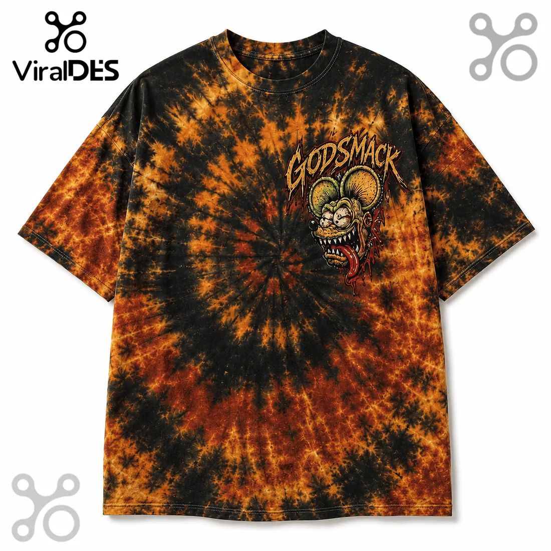 Godsmack No Mercy Tie Dye T-Shirt