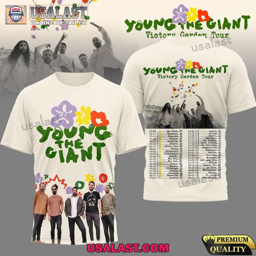 Young The Giant Victory Garden Tour 3D Shirt