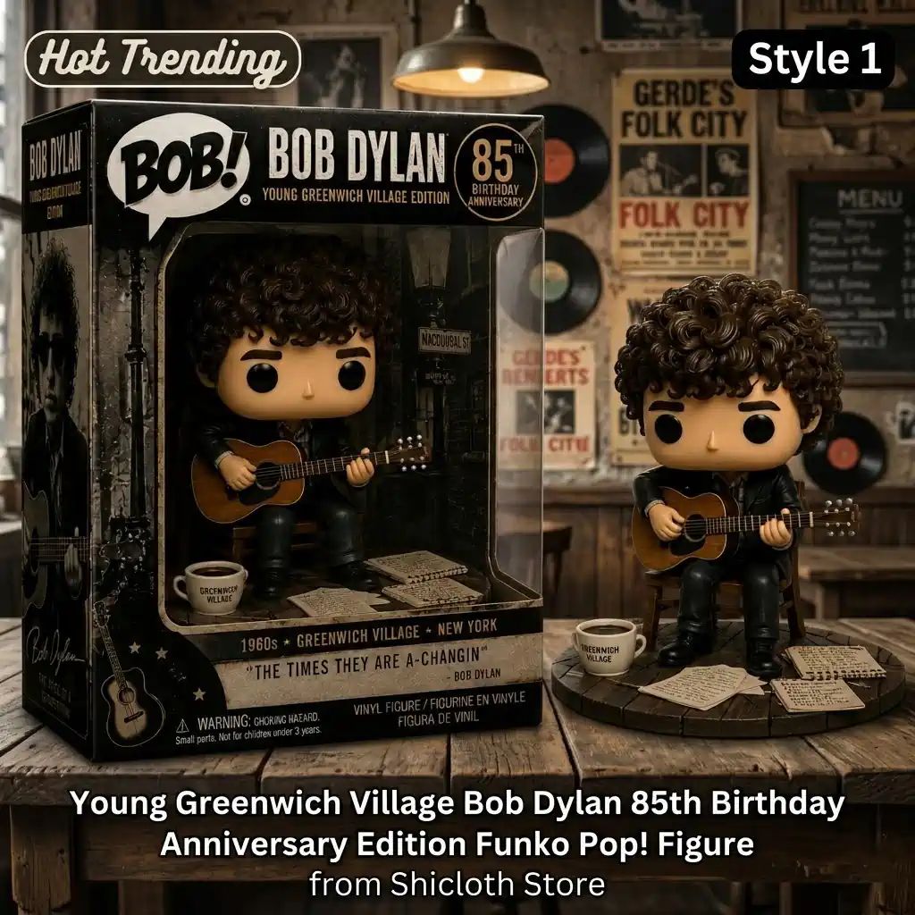 Young Greenwich Village Bob Dylan 85th Birthday Anniversary Edition Funko Pop! Figure