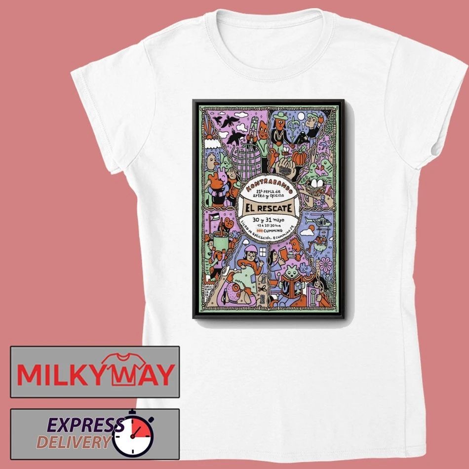 Poster Kontrabando May 30-31 2026 El Rescate Tour shirt