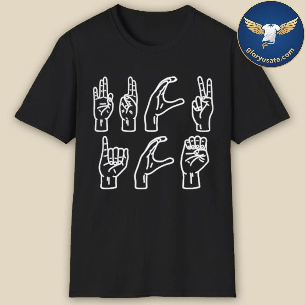 Hand Sign Language Fuck ICE Shirt
