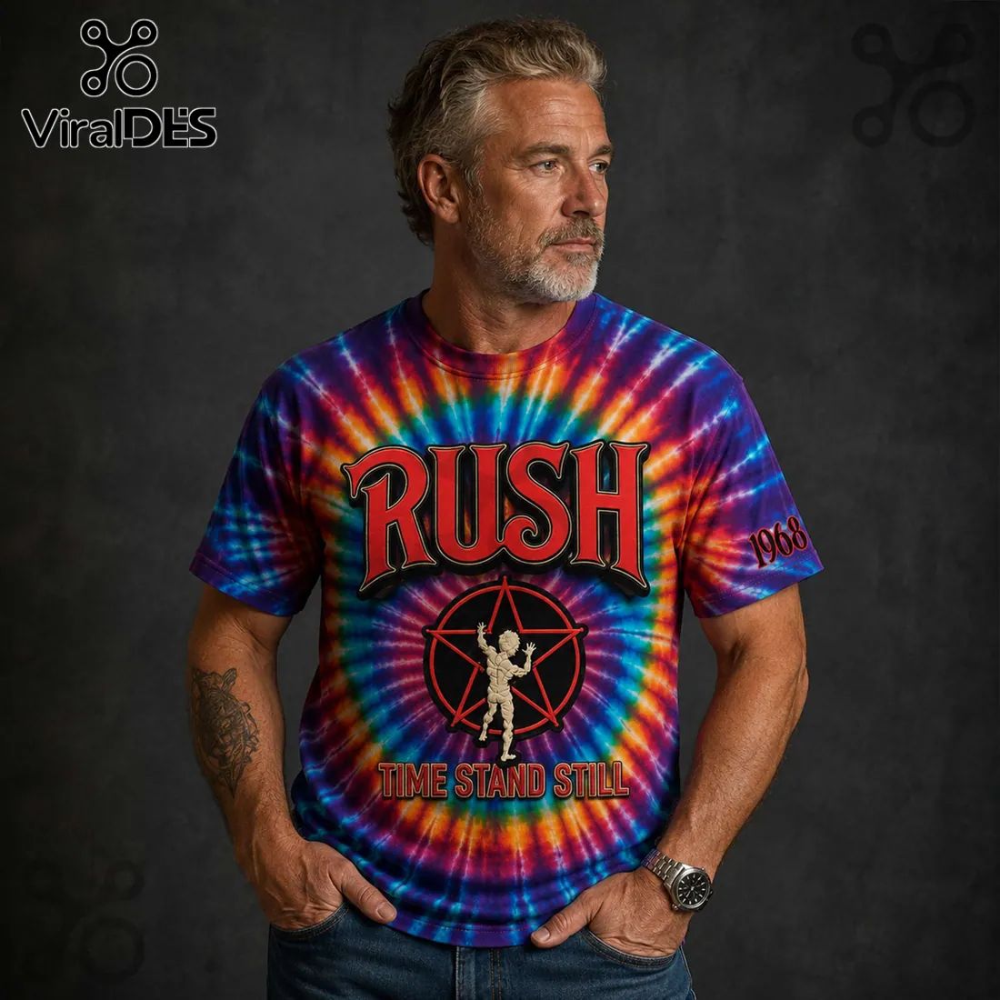 Rush Starman Time Stand Still Rock Band Shirt