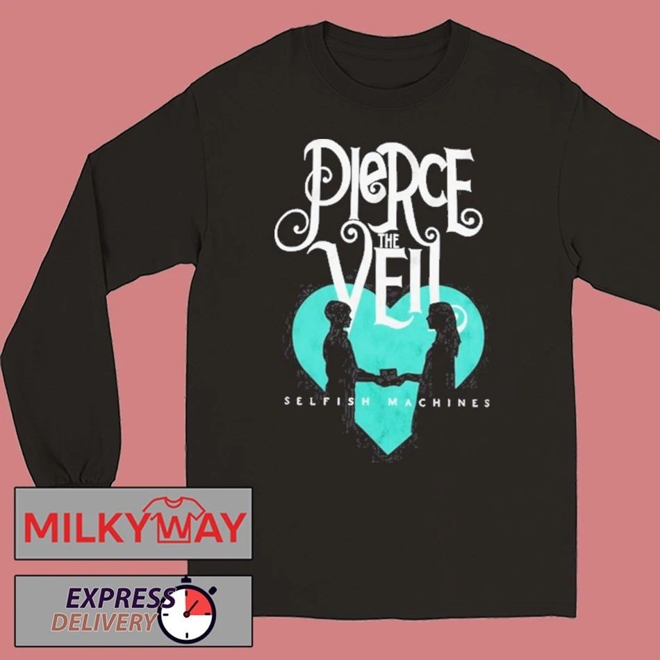 Pierce The Veil Selfish Machines Logo Heart Stack shirt